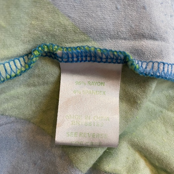 Lilly Pulitzer Green and Blue Stripe Maxi Dress size Small - Picture 11 of 12